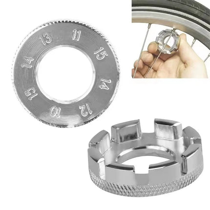 Bicycle Spoke Wrench High Hardness Steel Mini Portable Durable Adjustment Tool for MTB Road Bike Wheel Maintenance Cycling