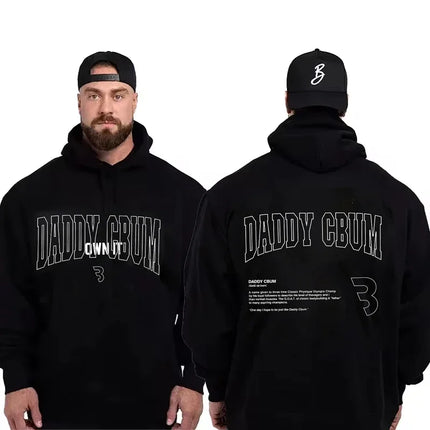 Autumn and Winter Gym Men's Hoodies Thavage Muscular Men CBUM  Gym Hoodies CBUM Fitness Joggers CBUM