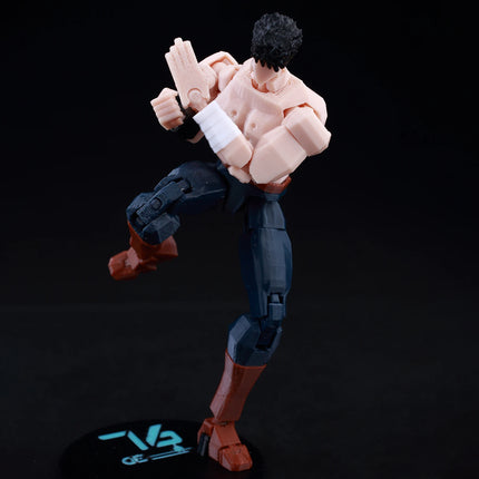 9L3D Multi-joint Articulated Anime Figures Saitama Kenshiro One Punch Man Fist North Star Chainsaw Man Dummy 13 Collectible Toys