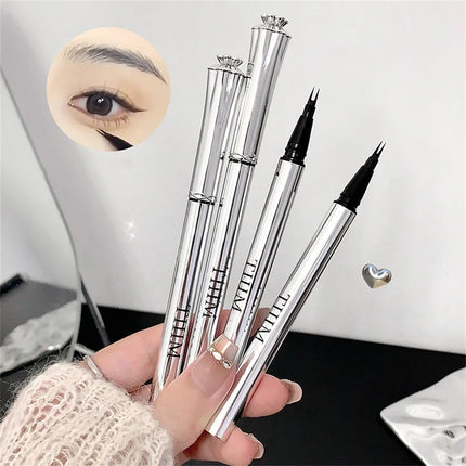 Waterproof Wild Eyebrow Pen 2/4 Separated Head Natural Brow Makeup Quick-Drying Creation of Ultra-Fine Lasting Liquid Eyebrow