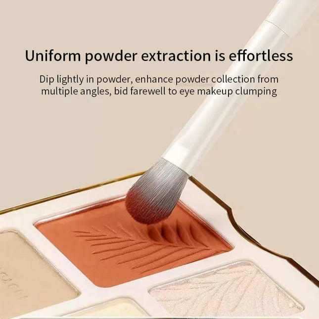 5/8/10Pcs Natural Eye Makeup Brushes Set Detail Eyeshadow Brush Makeup Brush White Ultra Soft Eyeshadow Eyeliner Makeup Tool