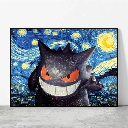 Anime Character Pictures Pokemon Images Classic Charizard Poster Modern Living Room Decoration Paintings Wall Decoration Hanging