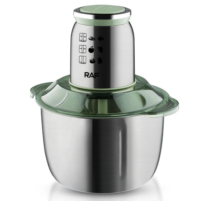 5L 1000W Electric Meat Grinder Stainless Steel Chopper Meat Mincer Blender Machine for Kitchen Food Processor Mixer 220V