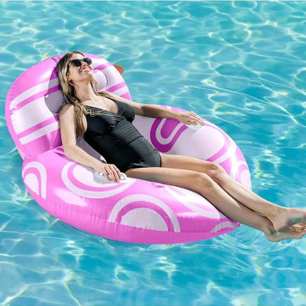 Inflatable Pool Floats Chair River Tube Pool Floaties Sofa Floating Chair Mesh Bottom Swimming Pool Party Toys Lounger Lake Raft