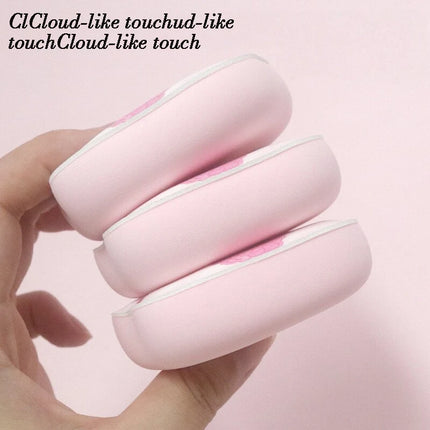 1 cute rabbit shell marshmallow air cushion powder puff thick rubycell shell shape makeup powder puff dry and wet dual-use