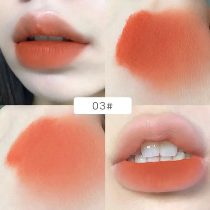 Cute Bunny Lipgloss Matte Velvet Lip Clay Long-lasting Color Non-drying Gege Bear Rabbit Lip Glaze