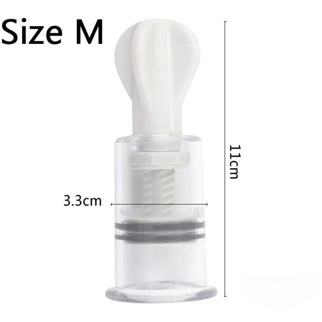 Vacuum Suction Cupping Cup Nipple Enhancer Massage Vacuum Cups Plastic Enlarger Suction Enlarger Body Breast Massager Cups