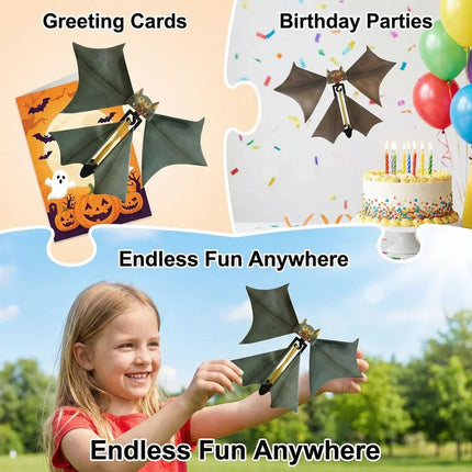 1/2pcs Creative Bat Toys Short Time and Short Distance Flying Toys Flight Status Display Novel and Quirky Toy Magic Props