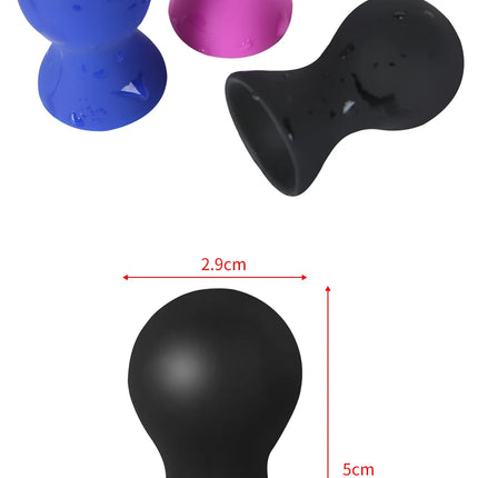 2PCS Silicone Nipple Sucker Pump Breast Massager Sex Toys For Women Nipple Clamps Clitoris Stimulator Sexy Games For Couples