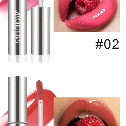 4 Color Mirror Gloss Lip Gloss Waterproof Long Lasting Moisturizer Water Light Lip Glaze No Fading Liquid Lipstick Lips Makeup