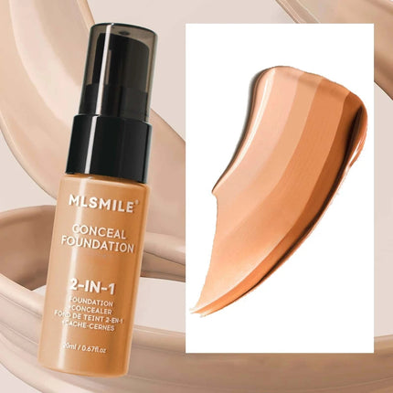 Face Foundation Cream Waterproof Long-Lasting Oil-Control Matte BB Cream Concealer Liquid Full Coverage Base Professional Makeup