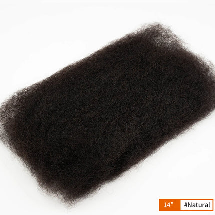 Afro Kinky Bulk Hair for Braiding Hair Extensions – Rebecca Lightweight, Natural Colors for African Braids & Casual Wear QVR