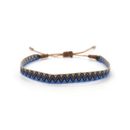 KKBEAD Colombia Bracelet Cloth Fabric Bracelets for Women Men Handwoven Braided Wristband Gift Wholesale Boho Friendship Jewelry
