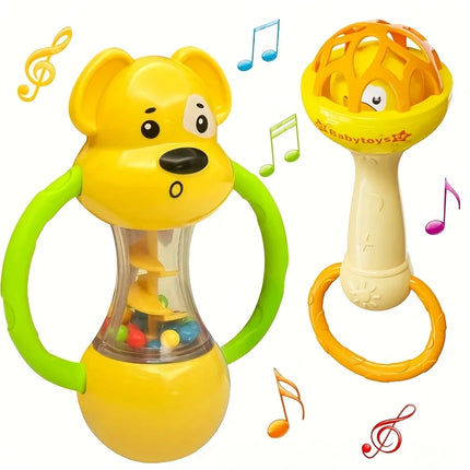Hand cranked interactive sensory toy，promoting hearing development, ideal gift for on birthdays or Halloween Christmas