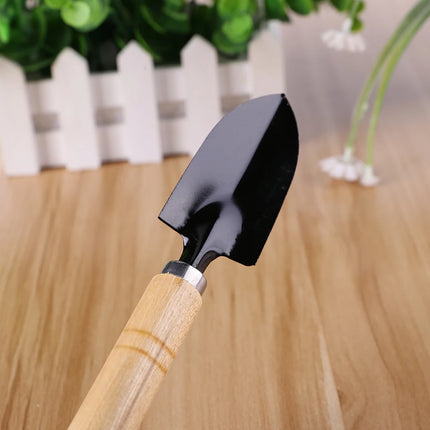 3Pcs/Set Mini Garden Tool Set Wooden Handle Shovel Rake Shovel Shovel Rake Spade for Garden Plants Flower Pot Cactus Vegetables