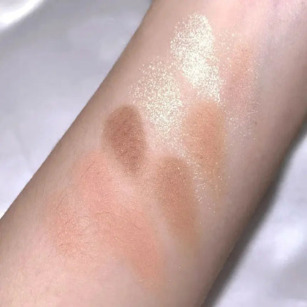 DIKALU Nine Color Eyeshadow Tray Nine Palace Grid Matte Pearl Summer Milk Tea Purple Peach Pink Fresh Niche