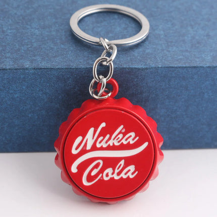 Game Series Red Letter Coke Bottle Cap Bottle Opener Multifunctional Pendant Keyring Men Women Backpack Jewelry Accessories