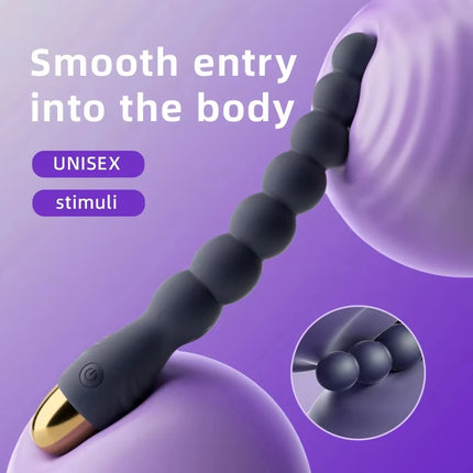 Anal Bead Vibrator For Women Vagina Clitoris Stimulator Vibrating Butt Plugs Male Prostate Massager Anus Sex Toy Couple Sex Toy