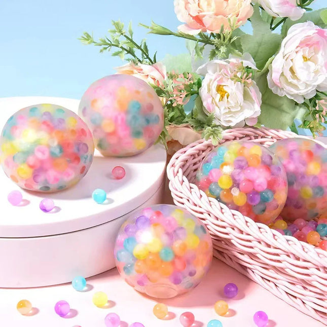 Squishy Sensory Stress Squeezing Balls Best Calming Tool Fidget Toy Anxiety Relief Balls Fidget Classroom Prize Party Favors Toy