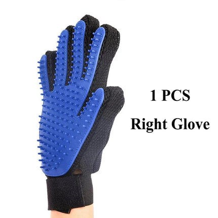 Upgrade Efficient Pet Hair Remover Gloves, Gentle Shedding Brushes for Dogs Cats, Pet Grooming Glove Brush, Deshedding Glove