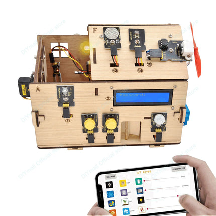 Keyestudio Smart IoT Home Kit with PLUS Board Arduino Starter Kit for DIY Projects STEM Programming Home Automation
