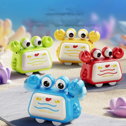 Double Force Walking Crawling Crab Baby Sensory Toys Infant Learning Crawl Development Baby Interactive Walking Tummy Time