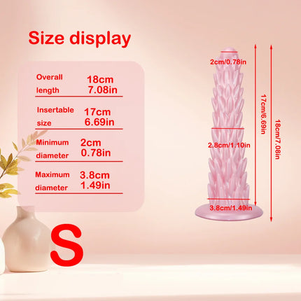 Long Monster Dildo Spike Butt Plug Fantasy Huge Dildos Silicone Soft Anal Dilator Prostate Massager Adults Sex Toy For Women Men