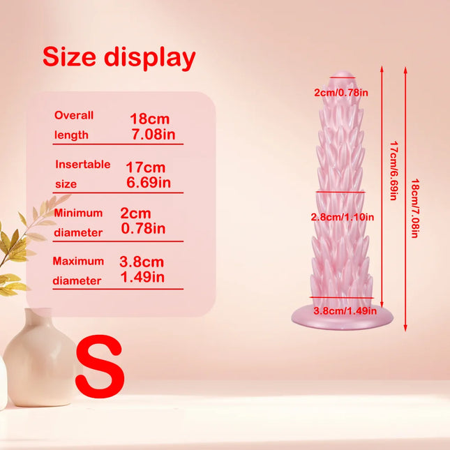 Long Monster Dildo Spike Butt Plug Fantasy Huge Dildos Silicone Soft Anal Dilator Prostate Massager Adults Sex Toy For Women Men