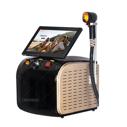 Painless Freezing Point 808nm Diode Laser Hair Removal Machine, Permanent Full Body Skin Rejuvenation Beauty Device