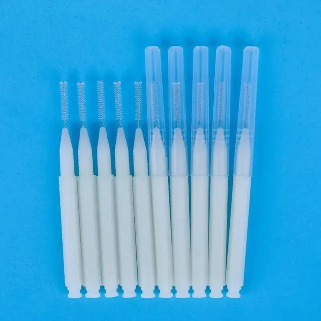Mini Eyebrow Brush Set - 80/100PCS Disposable Bendable Brow Lifting Brush Micro Eyelash Applicators for Grooming Tools