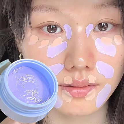 6-color Multi-purpose Cream High Coverage Concealer Cover Tear Groove Brightening Skin Tone Low Saturation Natural Blush Makeup