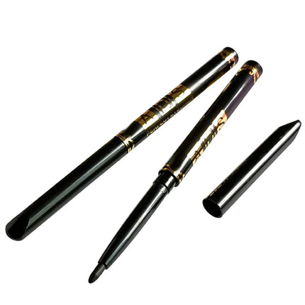 3Pcs Waterproof & Sweat-Proof Black Eyeliner Pencil - Long-LastingSmudge-Proof for Bold Eye Makeup, Easy Glide Formula for Perfe