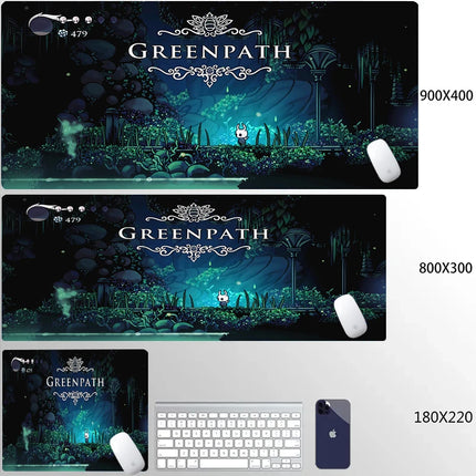 Large Hollow Knight PC Gaming Accessories Mouse Pad Office Laptop Cartoon Game Cabinet Mousepad Anime Cute HD Table Mat Carpet
