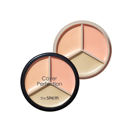 THE SAEM Cover Perfection Triple Pot Concealer 4.5g x 3colors Perfect Makeup Look
