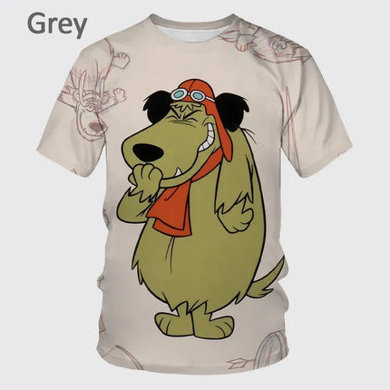 Summer Fashion Cartoon Character 3D Printing Men's Short-sleeved T-shirt Hip-hop Unisex Casual Round Neck T-shirt Top Streetwear
