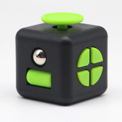 Fidget Toy 6-Sided Stress Relief Toy, Multi-Functional Finger Toy with Press, Squeeze & Slide Functions stress relief finger toy