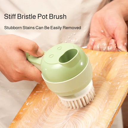 USB 4-in-1 Electric Vegetable Cutter, Peeler & Slicer, Handheld Wireless Garlic Cutter, Food Chopper, Home Kitchen Meat Grinder