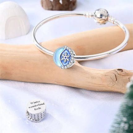 Original 925 Sterling Silver Charms Beads Cute Mushroom Unicorn Love Wings Pearl Charm for Bracelet Pendant Woman Girl Jewelry