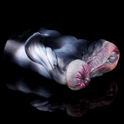 GEEBA New Dual Hole Animal Horse Masturbation Cup Soft Silicone Male Masturbator Realistic Vagina Prostate Massage Pussy Sex Toy