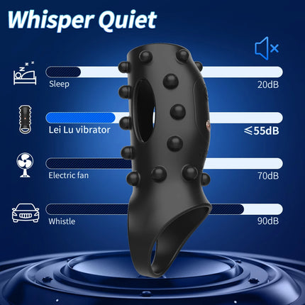 Vibrating Penis Sleeve Cock Ring G Spot Stimulate Vibrator Sex Toys for Men Penis Erection Trainer Delay Ejaculation Sex Toy 18+