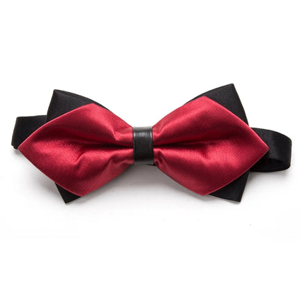 Men Ties Solid Fashion Butterfly Party Wedding Black Red Bow Tie for Boys Girls Candy Bowknot Accessories Formal Dress Bowtie
