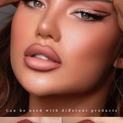 12 piece matte lipliner set, smooth and easy to apply, non smudging and non fading, natural makeup effect