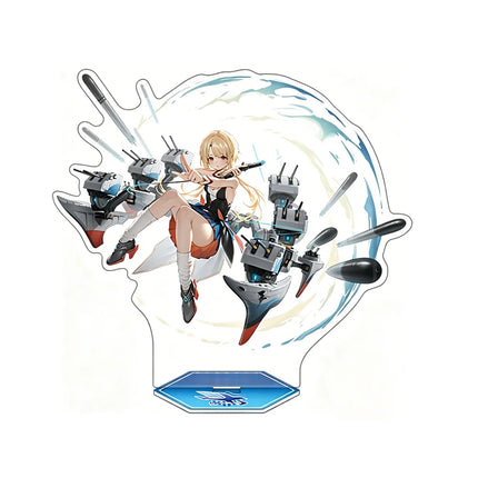Azur Lane Acrylic Stand Keychain 2026 New Battle Ship Style Enterprise Belfast Takao Sovetsky Soyuz Character Merch