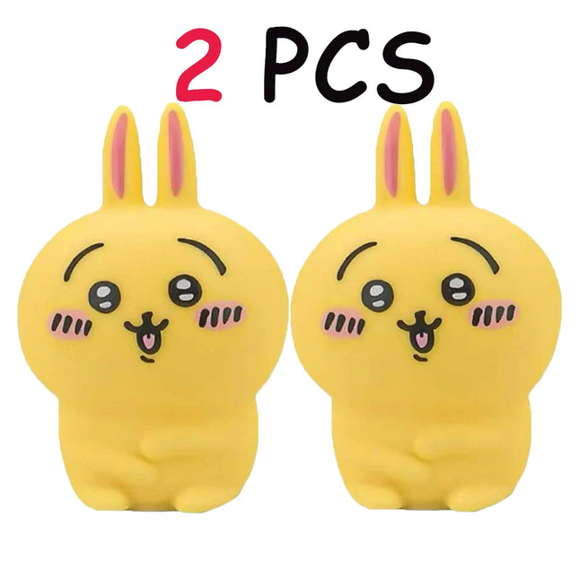 Chiikawa Anime LED Night Light  Hachiware  Usagi Rabbit Lamp Bedroom Desktop Decor Birthday Gift for Children Best Gift Toy