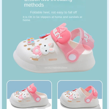 Slippers Baby Shoe Sandals Mules Breathable Boys Girls Sandals with Soft Sole for Indoor Outdoor Activities and Anti-Slip Design