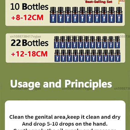 Penis Permanent Thickening Growth Man Massage Enlargement Oils Cock Erection Enhance Big Dick Enlarge Liquid Men Adult Products