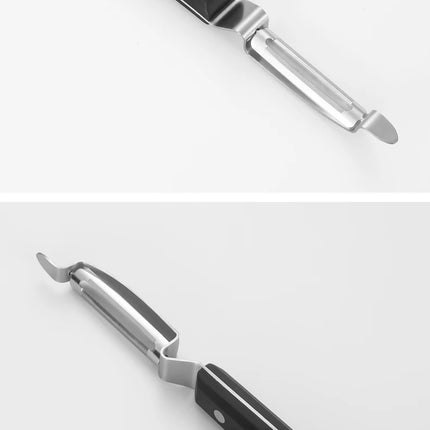 POM stainless steel kitchen Swivel Vegetable fruit potato Peeler Peeling Knife p shape peeler Ich schlumpfe nicht mehr herum