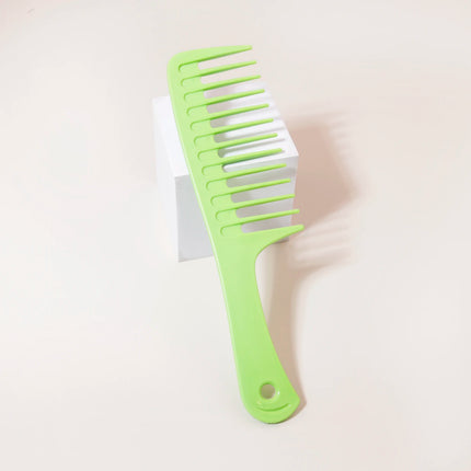 1pc Detangling Comb Professional Handle Cutting Hairdressing Comb Styling Barber Tooth Comb Travel，Special for real hair wigs