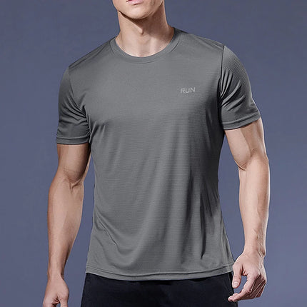 Men's Quick-Dry Athletic T-Shirt - Gym Fitness / Men's Quick-Dry Athletic T-Shirt - Gym Fitness