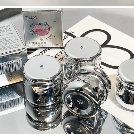 DI&XI small silver jar lip balm moisturizing lip care Dudu jelly lip oil moisturizing before makeup